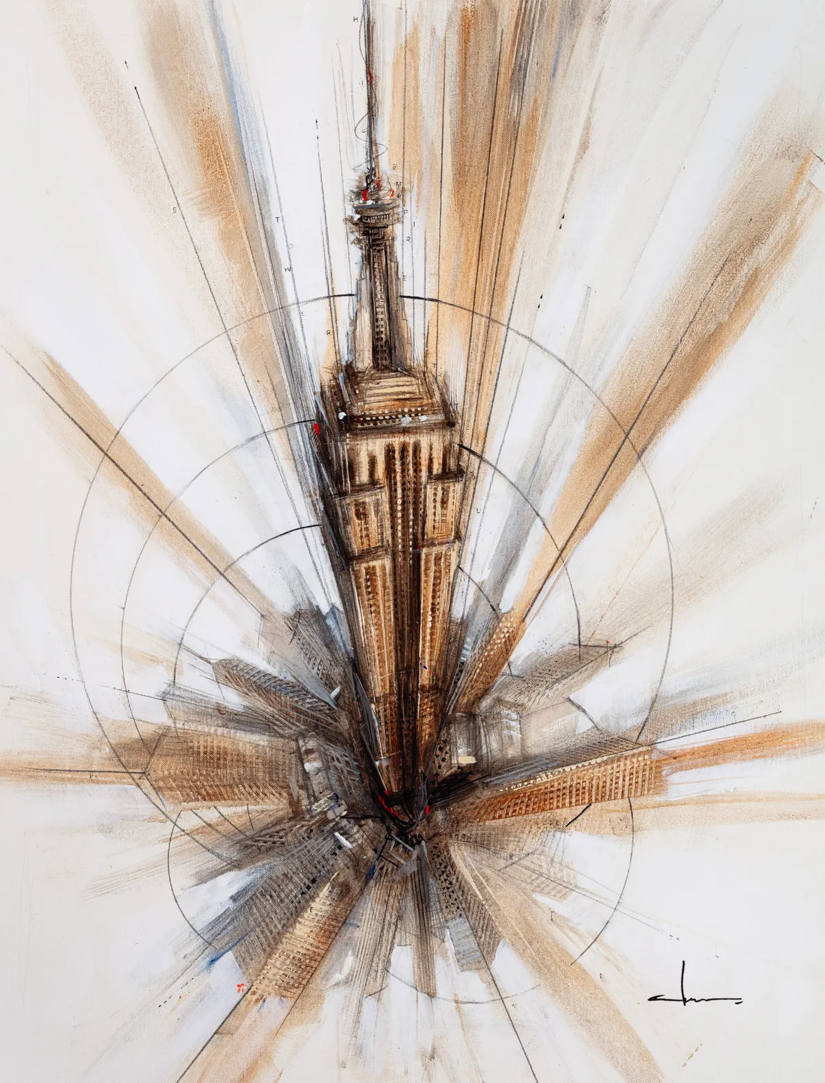 Lot 501: Abraham Pinto (Spanish, b.1976)Empire State Building