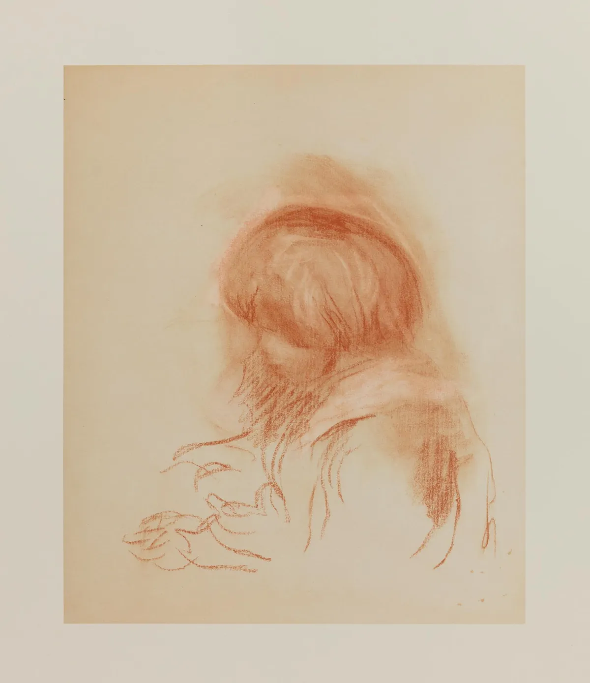 Lot 500: Pierre Auguste Renoir (French, 1841-1919)Portrait d'Enfant