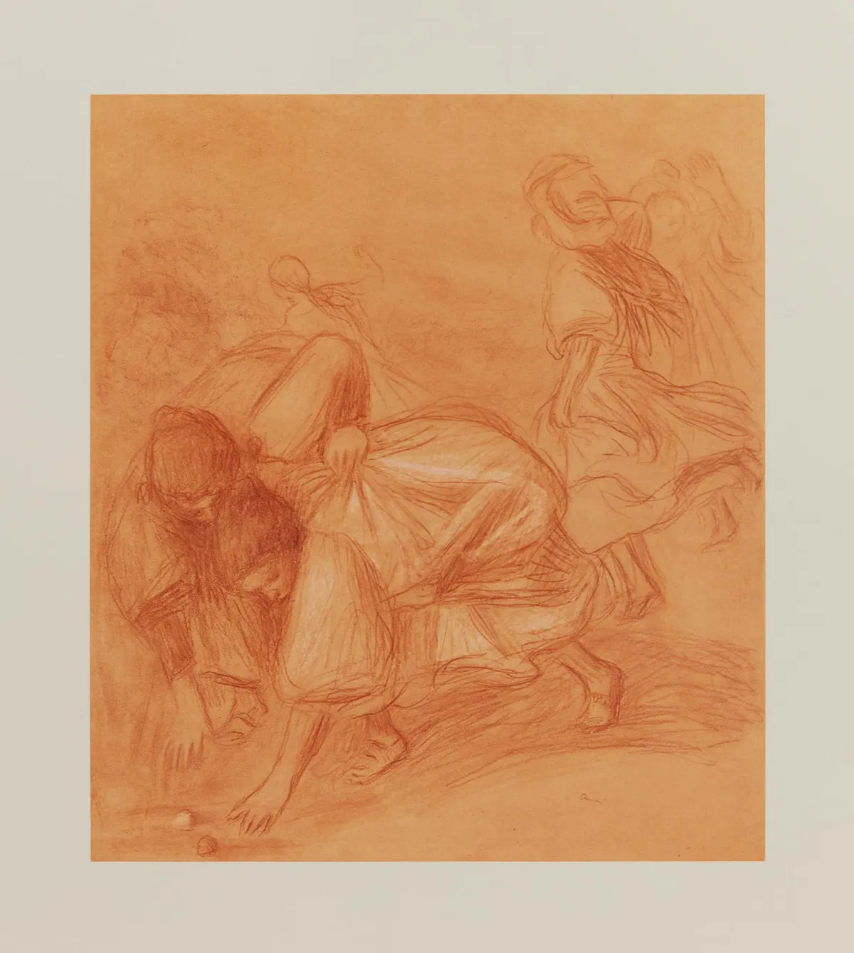 Lot 404: Pierre Auguste Renoir (French, 1841-1919)Jeunes Filles jouant a la Balle