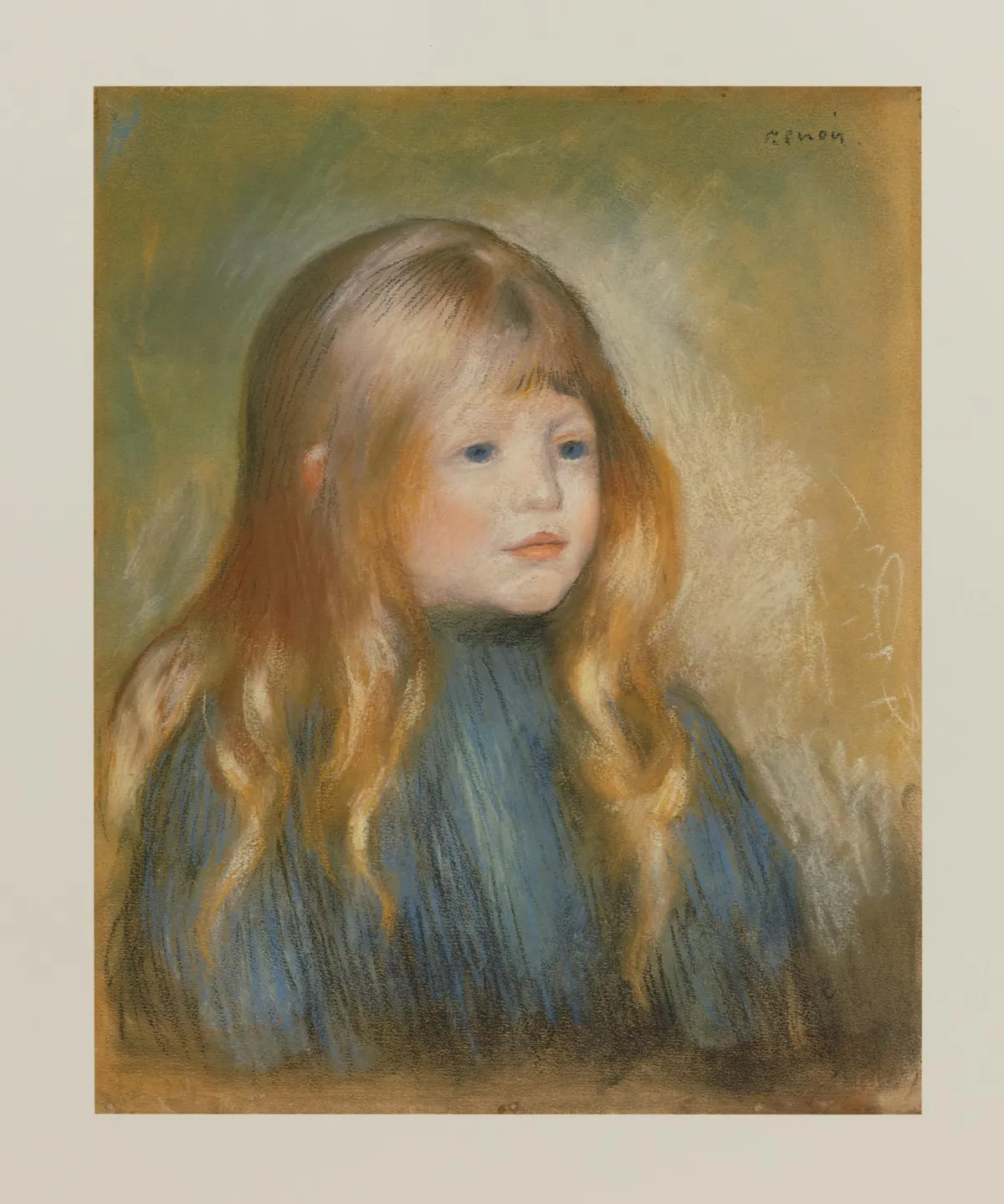 Lot 200: Pierre Auguste Renoir (French, 1841-1919)Portrait d'Edmond Renoir Jr.