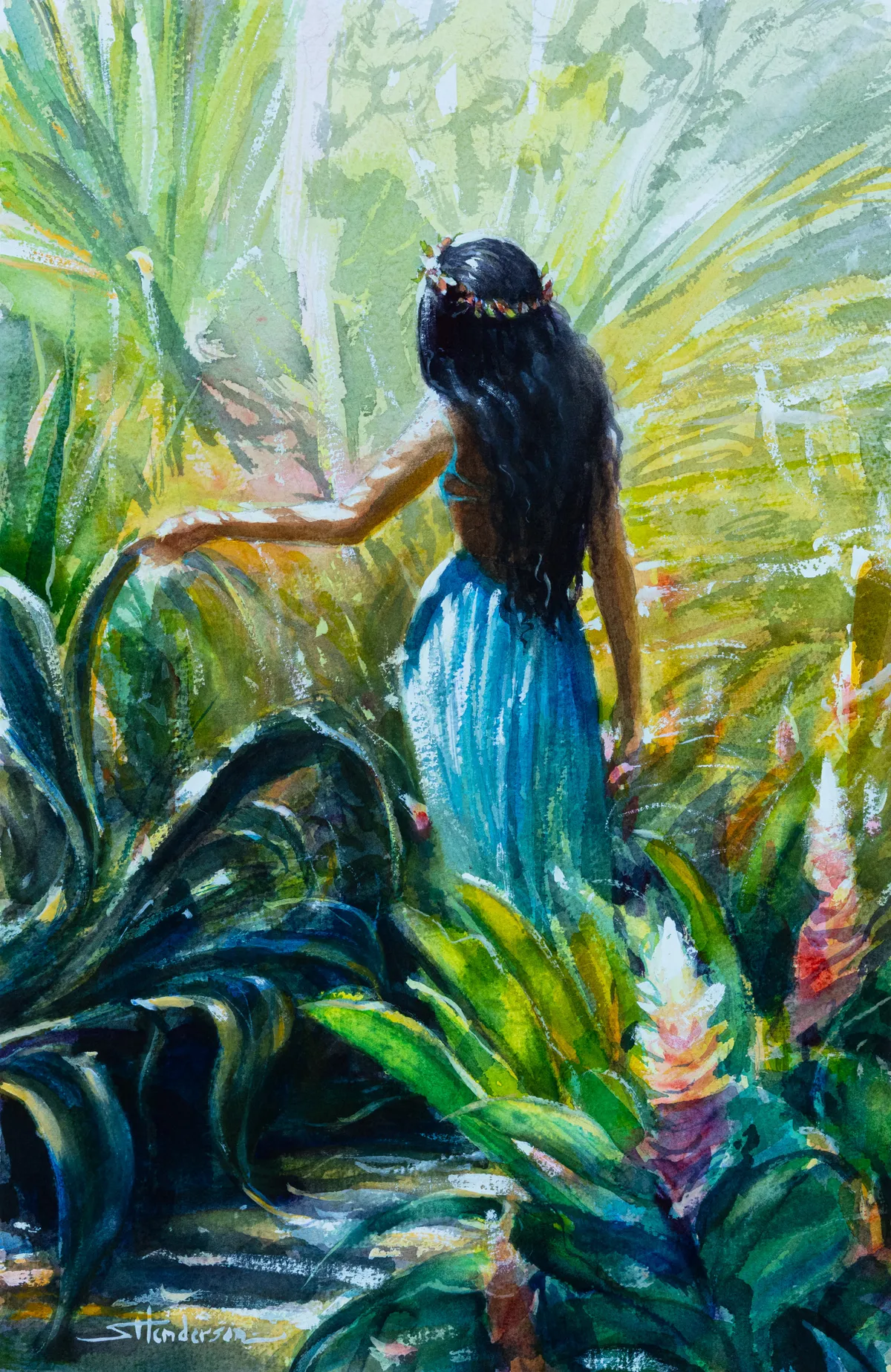 Lot 513: Steve Henderson (American, b.1957)Paradise Found