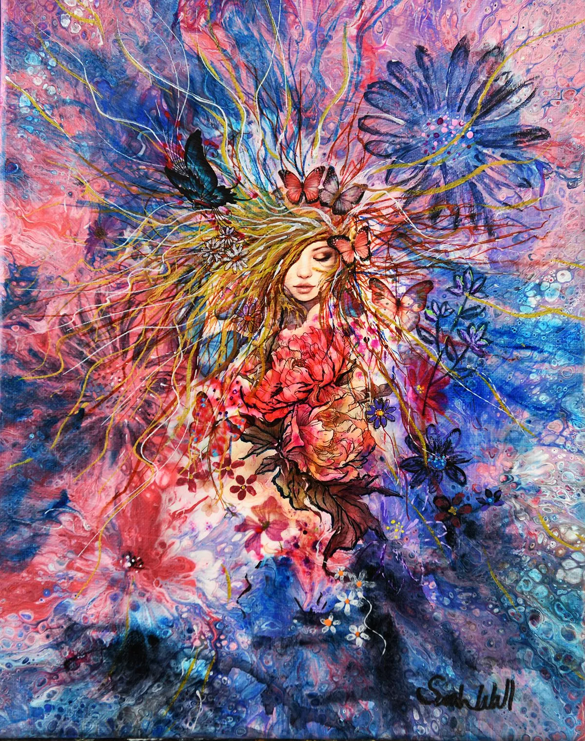 Art World Sensation: Sarah Wall's Electrifying Auction Raises Funds for Art to Heart Foundation!
