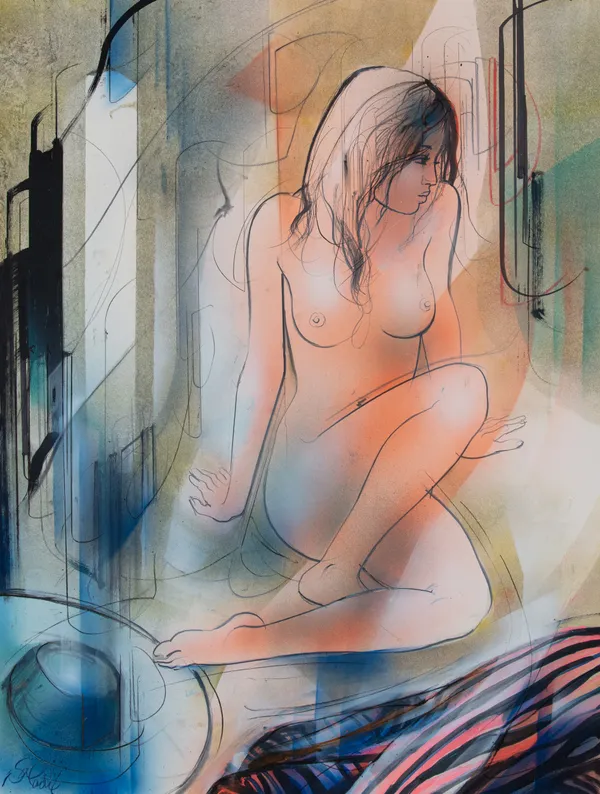 Jean-Baptiste Valadie (French, b.1933), Femme Nu