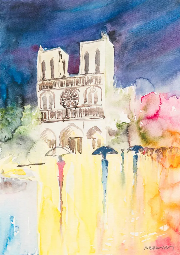 Patrick Abraham (French, b.1955)Notre Dame de Paris