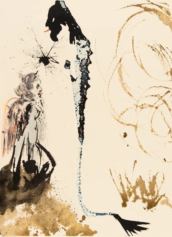 Salvador Dali (Spanish, 1904-1989)Idolum Nomine Bel (From the suite Biblia Sacra)