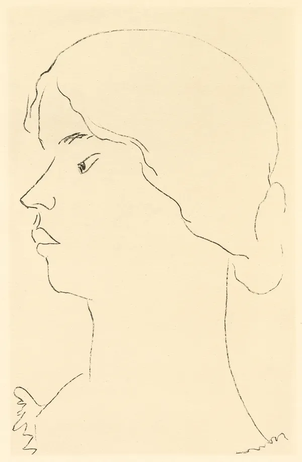Henri Matisse (French, 1869-1954)Tete de Femme en Profil