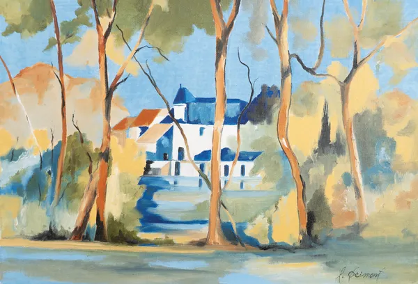 Francoise Desmont (French, b.1932)Le Moulin