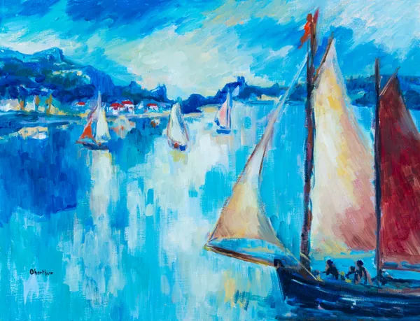 Christine Oberthur (French, b.1939)Calme Plat